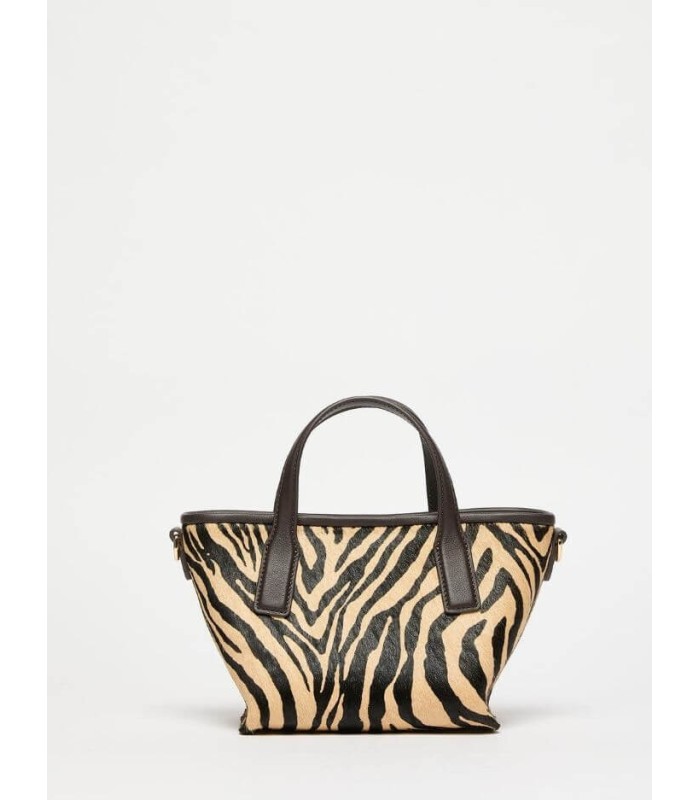 Bolso Estampado Cebra Marella Mujer