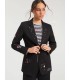 Chaqueta Negra Punto Bordada Vilagallo Mujer