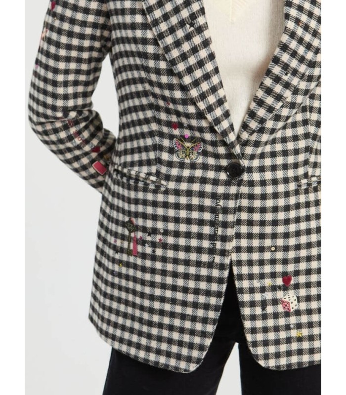 Chaqueta Cuadros Vichy Vilagallo Mujer