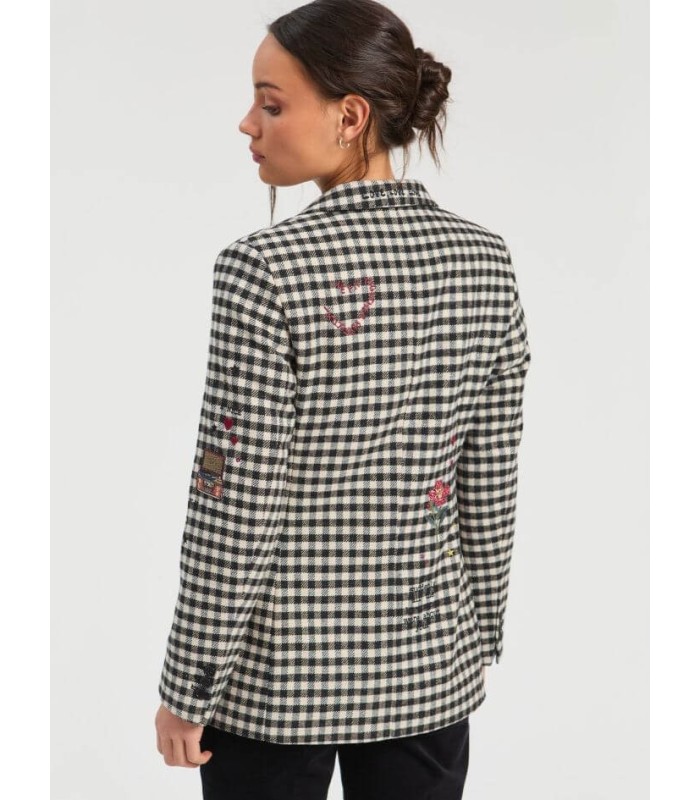 Chaqueta Cuadros Vichy Vilagallo Mujer