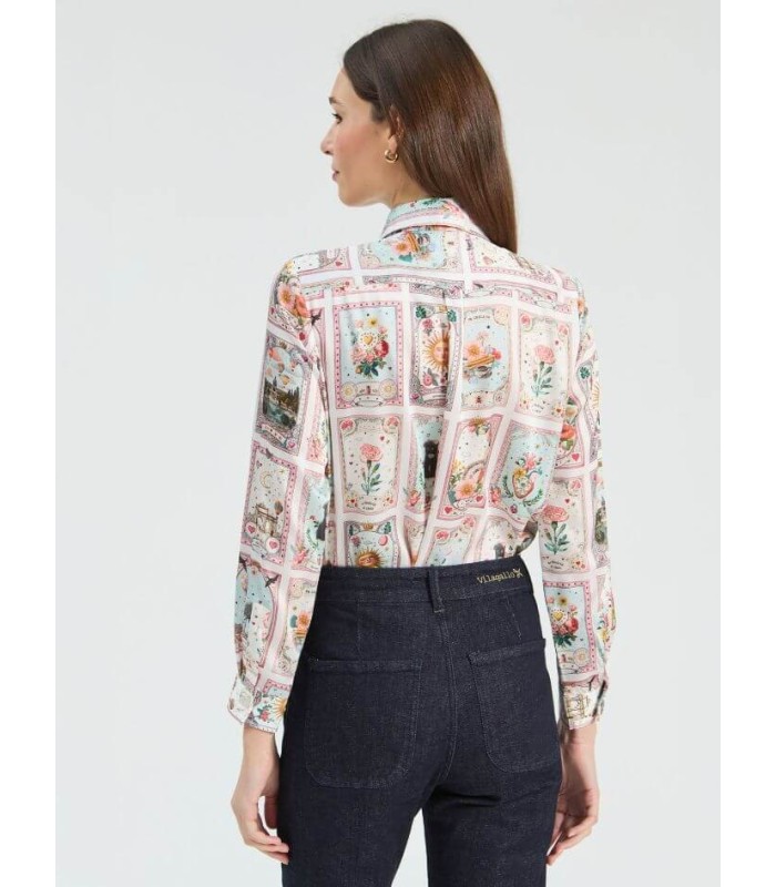 Camisa Estampada Madrid Vilagallo Mujer