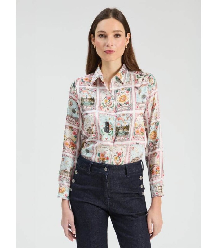 Camisa Estampada Madrid Vilagallo Mujer