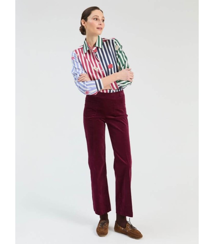 Camisa Rayas Colores Vilagallo Mujer