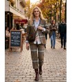 Chaqueta Cuadros Sport Vilagallo Mujer