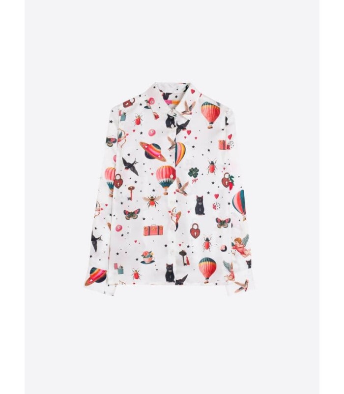 Camisa Estampada Cupido Vilagallo Mujer