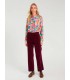 Camisa Estampada Tickets Vilagallo Mujer