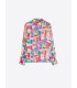 Camisa Estampada Tickets Vilagallo Mujer