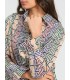 Camisa Estampado Geométrico Vilagallo Mujer