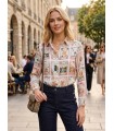 Camisa Estampada Madrid Vilagallo Mujer