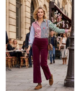 Camisa Rayas Colores Vilagallo Mujer
