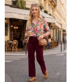 Camisa Estampada Tickets Vilagallo Mujer