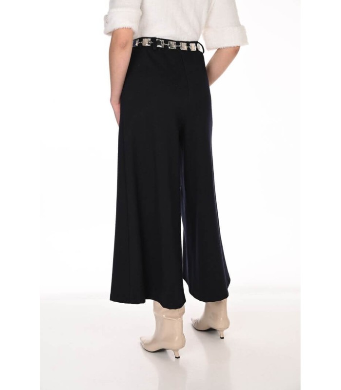 Pantalón Amplio Punto Marino Frank Lyman Mujer