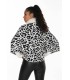 Capa Animal Print Punto Frank Lyman Mujer