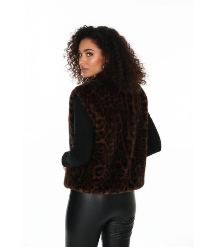 Chaleco Reversible Negro Frank Lyman Mujer
