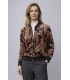 Chaqueta Punto Estampado Marrones Aldo Martins Mujer