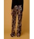 Pantalón Terciopelo Estampado Aldo Martins Mujer