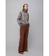 Suéter Gris Estampado Aldo Martins Mujer