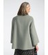 Chaquetón Lana Verde Manzana Elena Miro Mujer