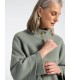 Chaquetón Lana Verde Manzana Elena Miro Mujer