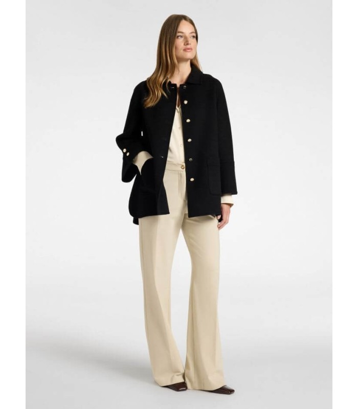 Chaqueta Lana Negra Elena Miro Mujer