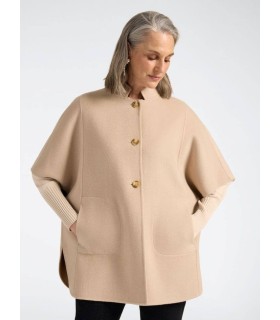 Capa Beige Lana Elena Miro Mujer