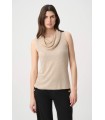 Top Beige Pedrería Joseph Ribkoff Mujer