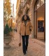 Chaquetón Lana Amplio Camel Elena Miro Mujer