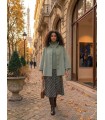 Chaquetón Lana Verde Manzana Elena Miro Mujer