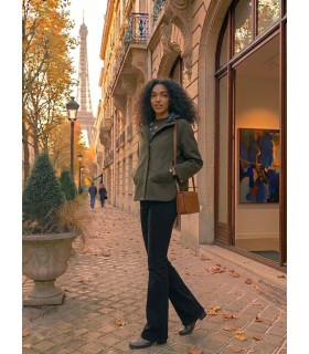 Parka Neopreno Capucha Elena Miro Mujer