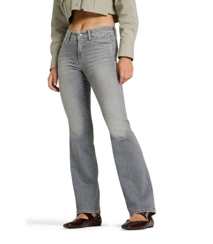 Pantalón PARIS FLARED Gris Campana  Cambio Mujer
