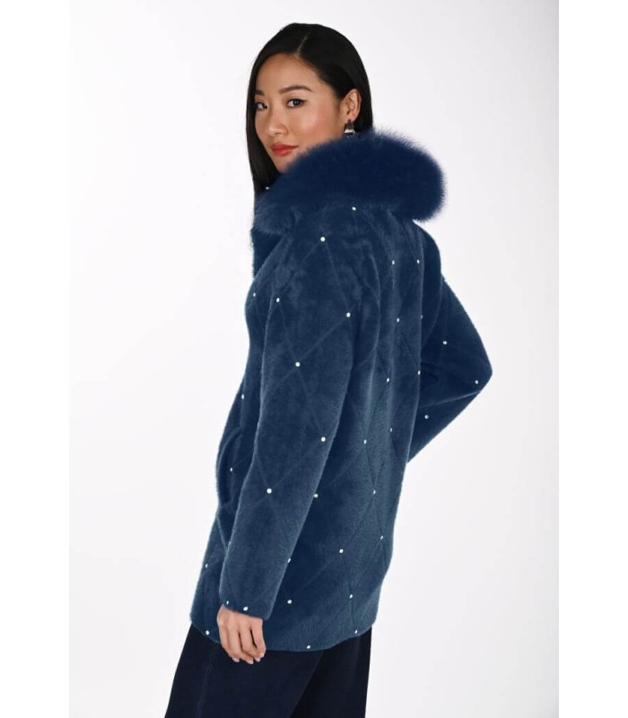 Chaqueta Marino Punto Frank Lyman Mujer