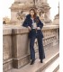 Chaqueta Marino Punto Frank Lyman Mujer
