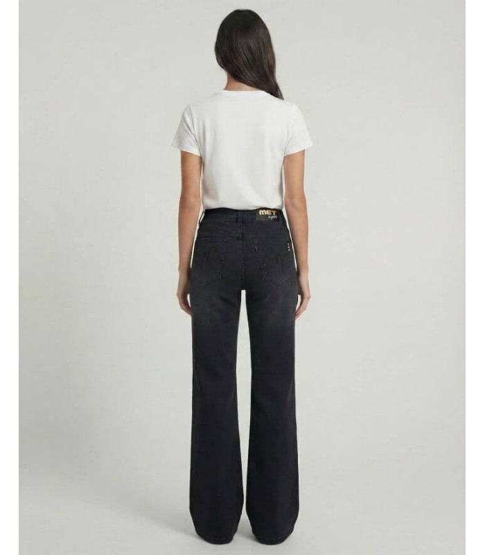 Pantalón Vaquero Negro MET Mujer
