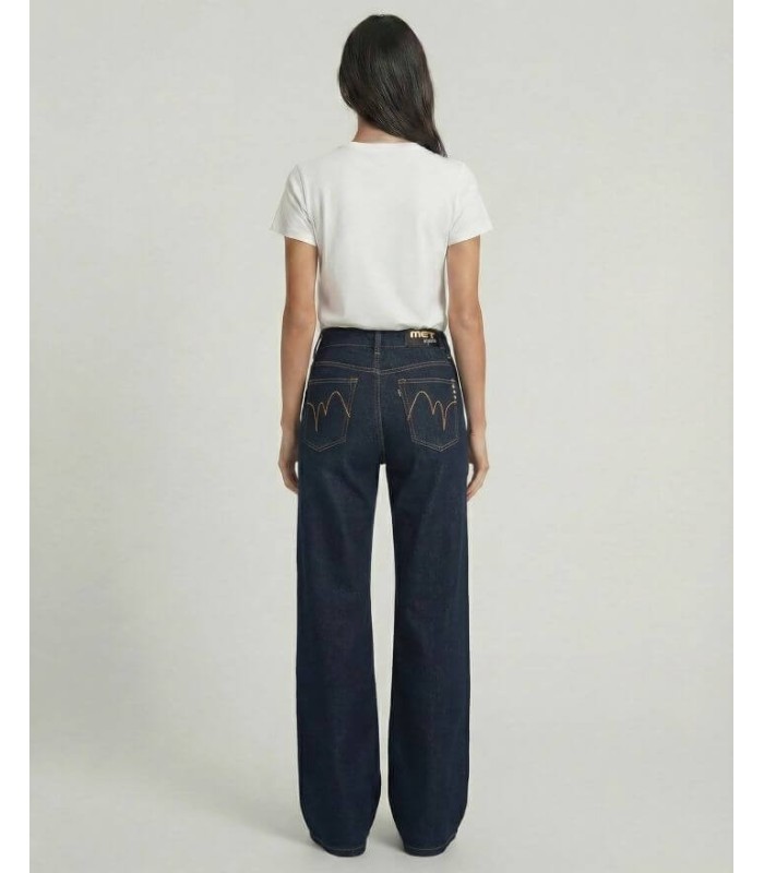 Pantalón Vaquero Ancho MET Mujer