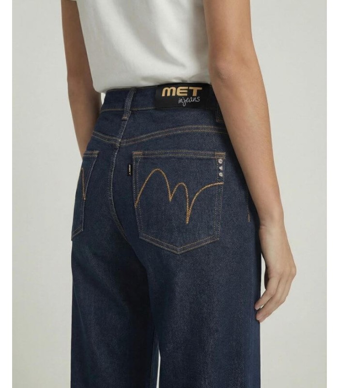 Pantalón Vaquero Ancho MET Mujer