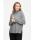 Suéter Gris Contraste Rosa Frieda Freddies Mujer