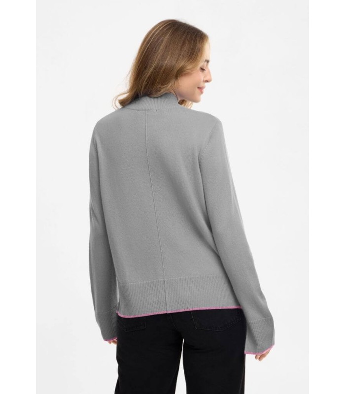 Suéter Gris Contraste Rosa Frieda Freddies Mujer