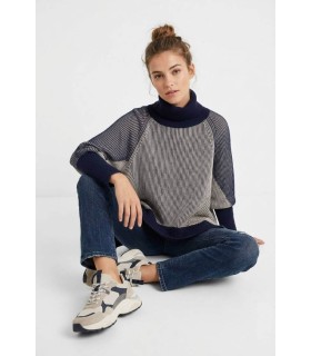 Jersey Marino Rayas Elena Miro Mujer