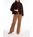 Chaqueta Pelo Animal Print Leo&ugo Mujer