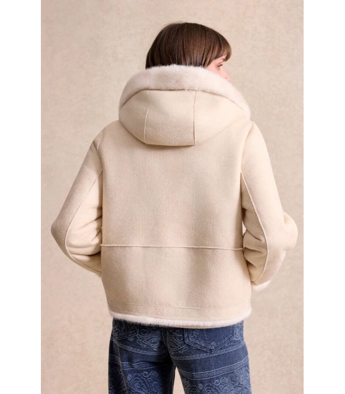 Chaqueta Cruda Pelo Leo&ugo Mujer