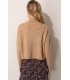 Suéter Camel Pedrería Catnoir Mujer