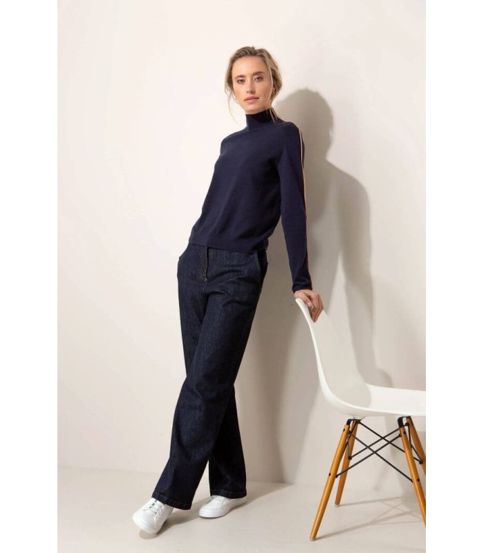 Suéter Marino Raya Camel Catnoir Mujer
