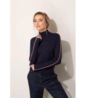 Suéter Marino Raya Camel Catnoir Mujer