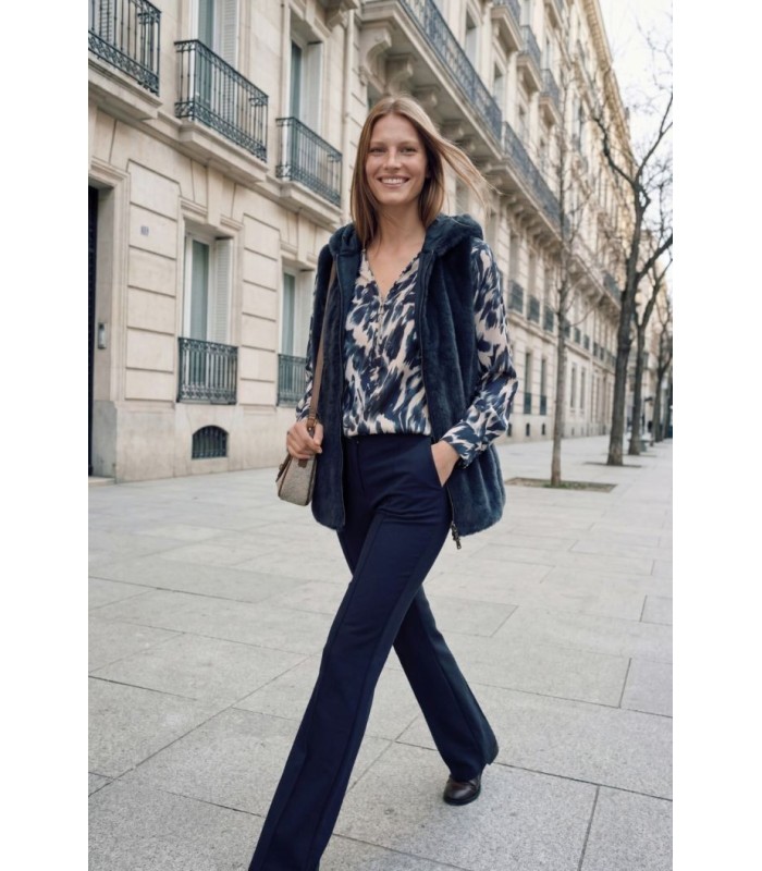 Chaleco Acolchado Reversible Anna Mora Mujer