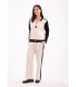 Chaqueta Chándal Beige Anna Mora Mujer