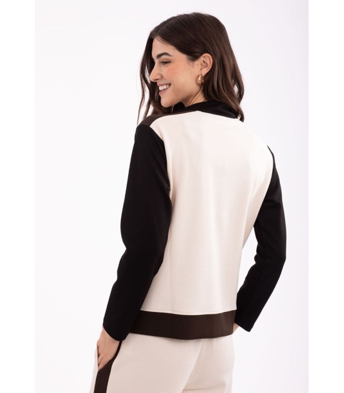 Chaqueta Chándal Beige Anna Mora Mujer