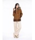 Parka Borreguillo Camel Donjaz Mujer