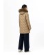 Parka Camel Midi Donjaz Mujer