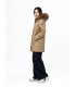 Parka Camel Midi Donjaz Mujer