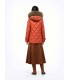Parka Naranja Acolchada Donjaz Mujer